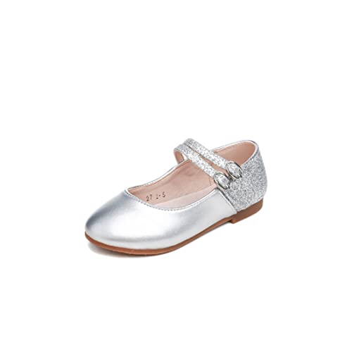 YYF Kleinkind Kleines Mädchen Ballett Flache Schuhe Weiche Sohle Bequeme Ballerina Tanz Performance Schuhe von YYF