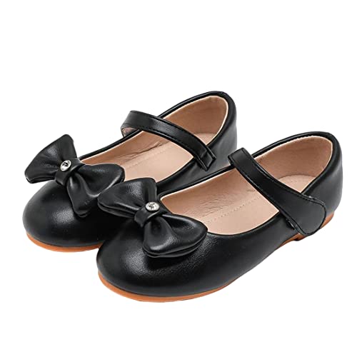 YYF Mädchen Kleid Schuhe Ballett Flache Leder Schuhe Hochzeit Schule Party für Kinder Kleinkind von YYF