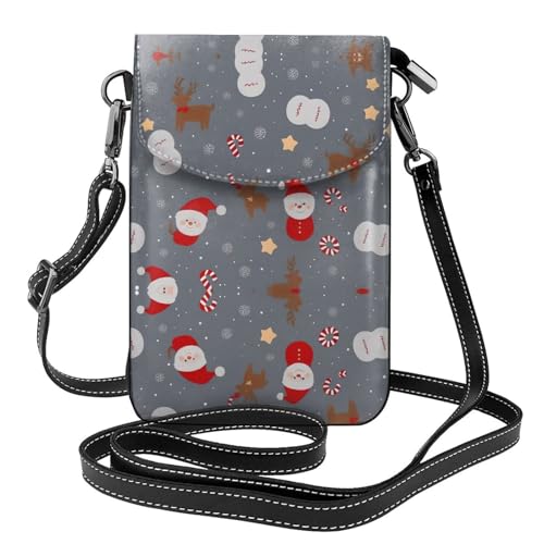 YYHHAOFA Kleine Leder-Umhängetasche für Damen, Motiv: Star Rehkitz, wasserdicht und langlebig von YYHHAOFA