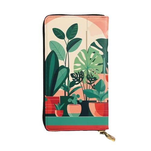 YYHHAOFA Lange Clutch-Geldbörse aus Leder für den Innenbereich: bequem, leicht, wasserdicht, langlebig, 19 x 10,5 cm, Schwarz, Einheitsgröße, Schwarz , Einheitsgröße von YYHHAOFA