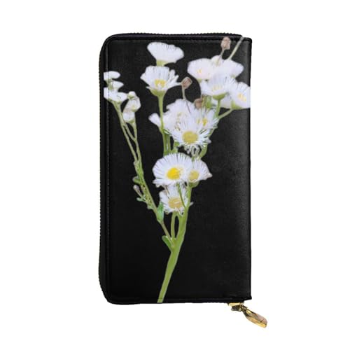 YYHHAOFA Spring Fei Peng-Muster Leder lange Clutch-Geldbörse: bequem, leicht, wasserdicht, langlebig, 19 x 10,5 cm, Schwarz, Einheitsgröße von YYHHAOFA