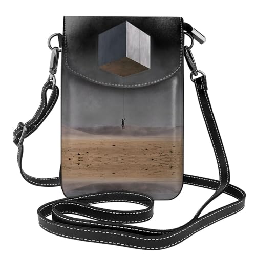 YYHHAOFA The Contemplator Damen-Umhängetasche, Leder, klein, wasserdicht und langlebig von YYHHAOFA