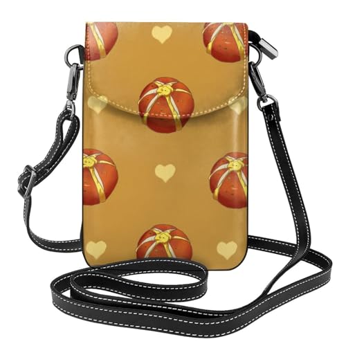 YYHWHJDE Buttered Bread Picture Damen Handy mit Leder Vorhaut Crossbody Flip Cover Kleiner Verstellbarer Schultergurt von YYHWHJDE