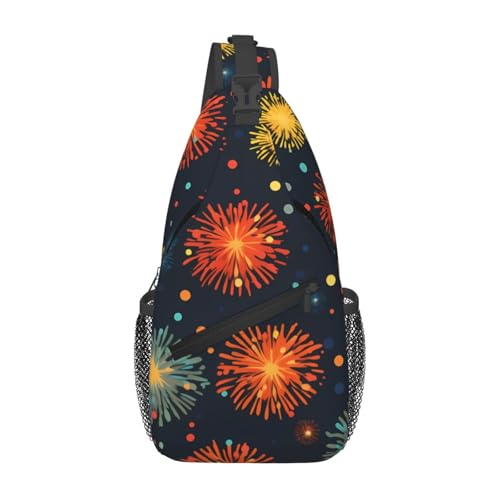 YYHWHJDE Cross-Brusttasche diagonal – hochwertige, langlebige und geräumige Umhängetasche für Damen und Herren, Explosionsfeuerwerk, Schwarz, Einheitsgröße, Schwarz , Einheitsgröße YYHWHJDE Cross-Brusttasche diagonal – hochwertige, langlebige und geräumige Umhängetasche für Damen und Herren, Explosionsfeuerwerk, Schwarz, Einheitsgröße, Schwarz , Einheitsgröße von YYHWHJDE