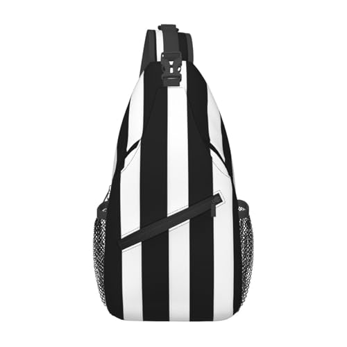 YYHWHJDE Cross-Brusttasche diagonal – hochwertige, langlebige und geräumige Umhängetasche für Damen und Herren, gestreift, schwarz-weiß, schwarz, Einheitsgröße, Schwarz , Einheitsgröße YYHWHJDE Cross-Brusttasche diagonal – hochwertige, langlebige und geräumige Umhängetasche für Damen und Herren, gestreift, schwarz-weiß, schwarz, Einheitsgröße, Schwarz , Einheitsgröße von YYHWHJDE