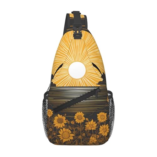 YYHWHJDE Cross-Brusttasche diagonal – hochwertige, langlebige und geräumige Umhängetasche für Damen und Herren, gut aussehendes Hello Sunshine Muster, Schwarz, Einheitsgröße, Schwarz , Einheitsgröße YYHWHJDE Cross-Brusttasche diagonal – hochwertige, langlebige und geräumige Umhängetasche für Damen und Herren, gut aussehendes Hello Sunshine Muster, Schwarz, Einheitsgröße, Schwarz , Einheitsgröße von YYHWHJDE