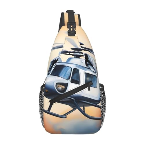 YYHWHJDE Cross-Brusttasche diagonal – hochwertige, langlebige und geräumige Umhängetasche für Damen und Herren, weißes Hubschrauberbild, Schwarz, Einheitsgröße, Schwarz , Einheitsgröße YYHWHJDE Cross-Brusttasche diagonal – hochwertige, langlebige und geräumige Umhängetasche für Damen und Herren, weißes Hubschrauberbild, Schwarz, Einheitsgröße, Schwarz , Einheitsgröße von YYHWHJDE