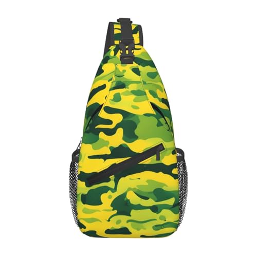 YYHWHJDE Cross Chest Bag Diagonal - Hochwertige, langlebige und geräumige Umhängetasche für Damen und Herren, Camouflage, Gelb & Grün, Schwarz, Einheitsgröße, Schwarz , Einheitsgröße YYHWHJDE Cross Chest Bag Diagonal - Hochwertige, langlebige und geräumige Umhängetasche für Damen und Herren, Camouflage, Gelb & Grün, Schwarz, Einheitsgröße, Schwarz , Einheitsgröße von YYHWHJDE