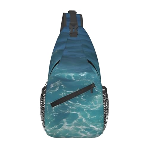 YYHWHJDE Cross Chest Bag Diagonal - Hochwertige, langlebige und geräumige Umhängetasche für Damen und Herren, The Deep Ocean Prints, Schwarz, Einheitsgröße, Schwarz , Einheitsgröße YYHWHJDE Cross Chest Bag Diagonal - Hochwertige, langlebige und geräumige Umhängetasche für Damen und Herren, The Deep Ocean Prints, Schwarz, Einheitsgröße, Schwarz , Einheitsgröße von YYHWHJDE