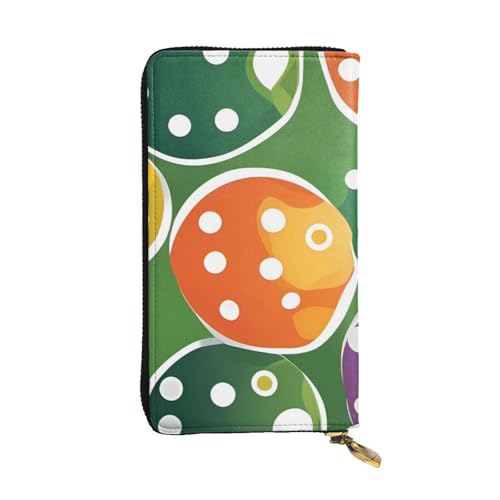 YYHWHJDE Pickleball Bälle Farbmuster Bild Leder lange Clutch-Geldbörse entworfen für modische Mädchen und Frauen, stilvoll und personalisiert, 19 x 10,5 cm, Schwarz, Einheitsgröße, Schwarz , YYHWHJDE Pickleball Bälle Farbmuster Bild Leder lange Clutch-Geldbörse entworfen für modische Mädchen und Frauen, stilvoll und personalisiert, 19 x 10,5 cm, Schwarz, Einheitsgröße, Schwarz , von YYHWHJDE