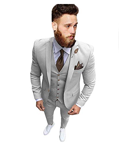 YYI Herren Anzug 3-Teiliger Geschäftsanzug Smart Casual Classic Tailored Fit Büroarbeit YYI Herren Anzug 3-Teiliger Geschäftsanzug Smart Casual Classic Tailored Fit Büroarbeit von YYI