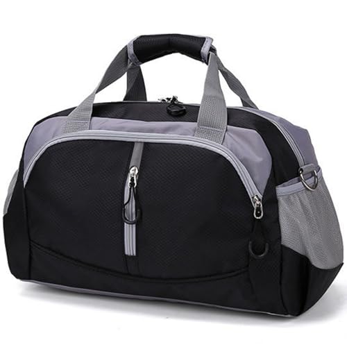 YYKSYDPT Handgepäck 40x20x25, Herren und Damen von Klein Leicht Reisetasche Handgepäck Tasche für Flugzeug Wasserdicht Schwimmtasche Sporttasche Weekender 20L (Schwarz) von YYKSYDPT