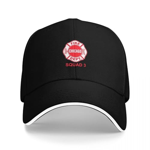 YYTSMG Baseball-Mütze Chicago Fire Squad 3 Winter für Männer Strandhut Für Frauen Herren Geschenke von YYTSMG