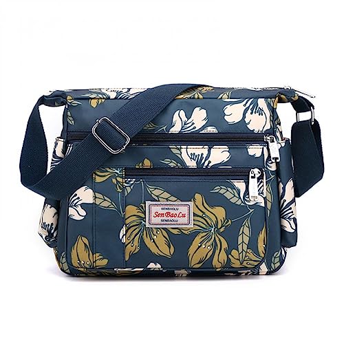 YYW Damen Cross-Body Taschen mit Multi Taschen Schultertaschen Täglicher Gebrauch Wasserdicht Große Kapazität Trendy, Fallen Leaves, Einheitsgröße von YYW
