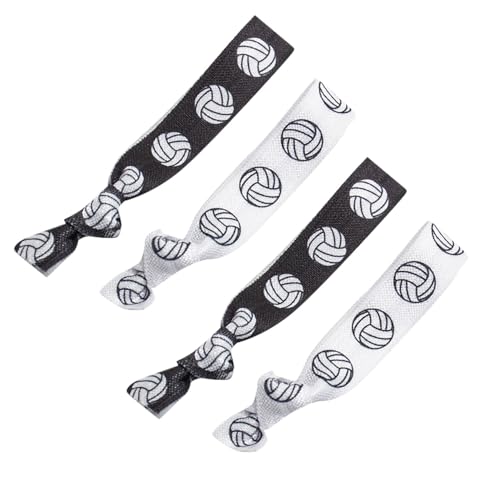 Volleyball-Armbänder für Mädchen, Volleyball-Haargummis, Zubehör, Pferdeschwanz-Halter, keine Falten, Volleyball-Haargummis für Mädchen, Frauen, Spieler, Partygeschenke (Volleyball-Design, 20 Stück) Volleyball-Armbänder für Mädchen, Volleyball-Haargummis, Zubehör, Pferdeschwanz-Halter, keine Falten, Volleyball-Haargummis für Mädchen, Frauen, Spieler, Partygeschenke (Volleyball-Design, 20 Stück) von YYaaloa