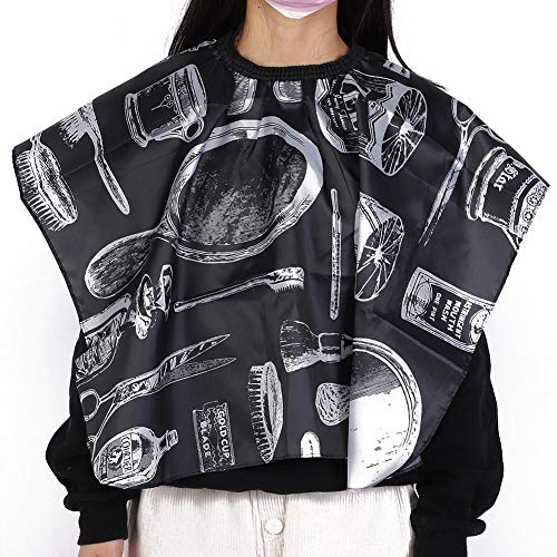 Wasserdichtes kurzes Friseurkap, professionelle Friseurschürze für Erwachsene und Kinder, Haarschneide-Wickelumhang für Friseursalon, praktisches Haarstyling-Zubehör Wasserdichtes kurzes Friseurkap, professionelle Friseurschürze für Erwachsene und Kinder, Haarschneide-Wickelumhang für Friseursalon, praktisches Haarstyling-Zubehör von YYuantech