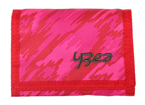 Yzea Geldbörse Jungen Mädchen Wallet Börse Geldbeutel Münzfach, Ausweisfach, Klarsicht, Scheinfach, Kette mit Karabiner Auswahl + Trinkflasche (Spicy) von Yzea