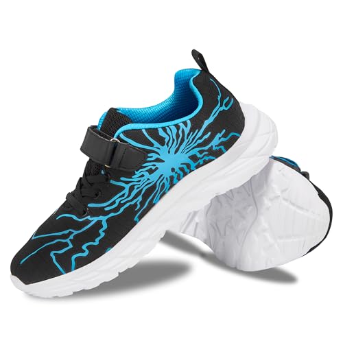 YZMML Kinder Sportschuhe drauBenlaufschuhe Schuhe Jungen mit Klettverschluss sneakerschulsport Schuhe 28-39 EU von YZMML