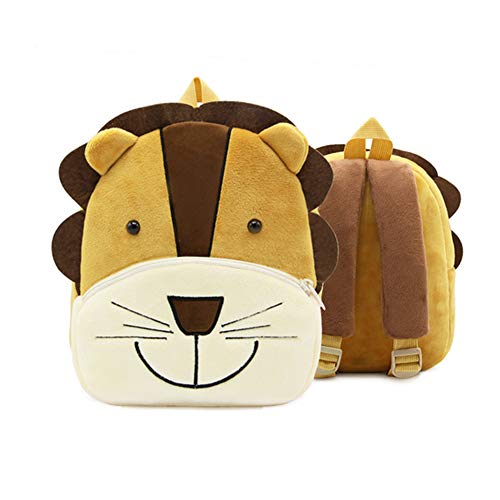 YZNlife Kleinkind Rucksack Kindergartenrucksack, Plüsch Tier Rucksack Mini Cartoon Backpack, Mini Animal Rucksack Vorschule Rucksack Kinderrucksack, Kleinkind Schultasche für Baby Mädchen 2-5 Jahre von YZNlife