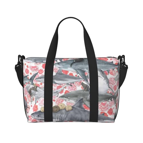 Katzen Reitfisch Handreisetasche - Leichter und vielseitiger Reisebegleiter mit geräumigem Design, Mehrzwecktasche, Gepäcktasche, Strandtasche, Turnbeutel, Sporttasche, Schwarz , Einheitsgröße, Katzen Reitfisch Handreisetasche - Leichter und vielseitiger Reisebegleiter mit geräumigem Design, Mehrzwecktasche, Gepäcktasche, Strandtasche, Turnbeutel, Sporttasche, Schwarz , Einheitsgröße, von YZWXYYCWM