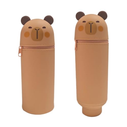 YZZLBTTY Silikon Federmäppchen Panda, Capybara, Cartoon Federmäppchen, Weiches Silikon Federmäppchen, Unisex Kapazität Federmäppchen und Stifthalter, Süßes Tier Federmäppchen, Kindergeschenk YZZLBTTY Silikon Federmäppchen Panda, Capybara, Cartoon Federmäppchen, Weiches Silikon Federmäppchen, Unisex Kapazität Federmäppchen und Stifthalter, Süßes Tier Federmäppchen, Kindergeschenk von YZZLBTTY