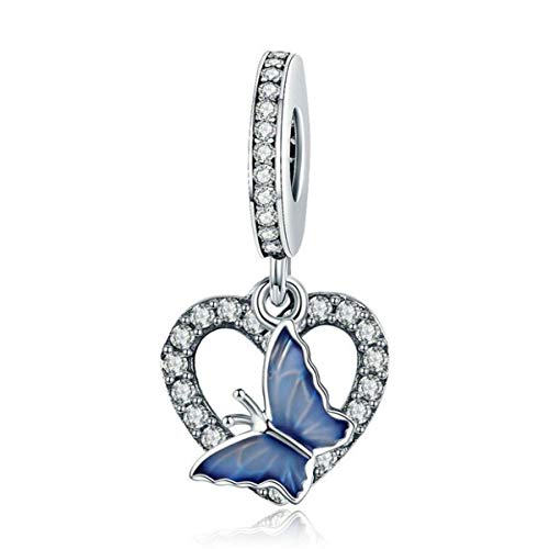 YaShuo Jewellery Schildkröten-Charm-Anhänger aus Sterlingsilber, für Pandora-Armbänder Butterfly von YaShuo Jewellery