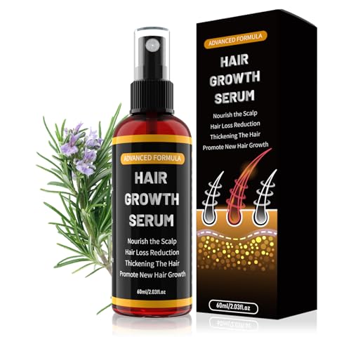 Männer und Frauen Gegen Haarausfall Spray, Mit Hair Growth Rosmarinöl für Dünnes Haare ，Bartwuchsmittel Männer60ml-014 von YaaHei