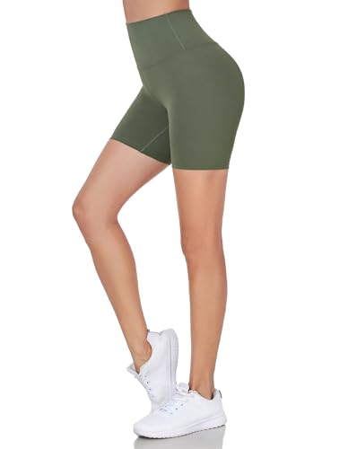 Yaavii Kurz Sport Leggings Damen Scrunch Butt Yoga Short Sporthose Fitnesshose mit Hohe Taille Bauchkontrolle Dunkelgrün S Yaavii Kurz Sport Leggings Damen Scrunch Butt Yoga Short Sporthose Fitnesshose mit Hohe Taille Bauchkontrolle Dunkelgrün S von Yaavii