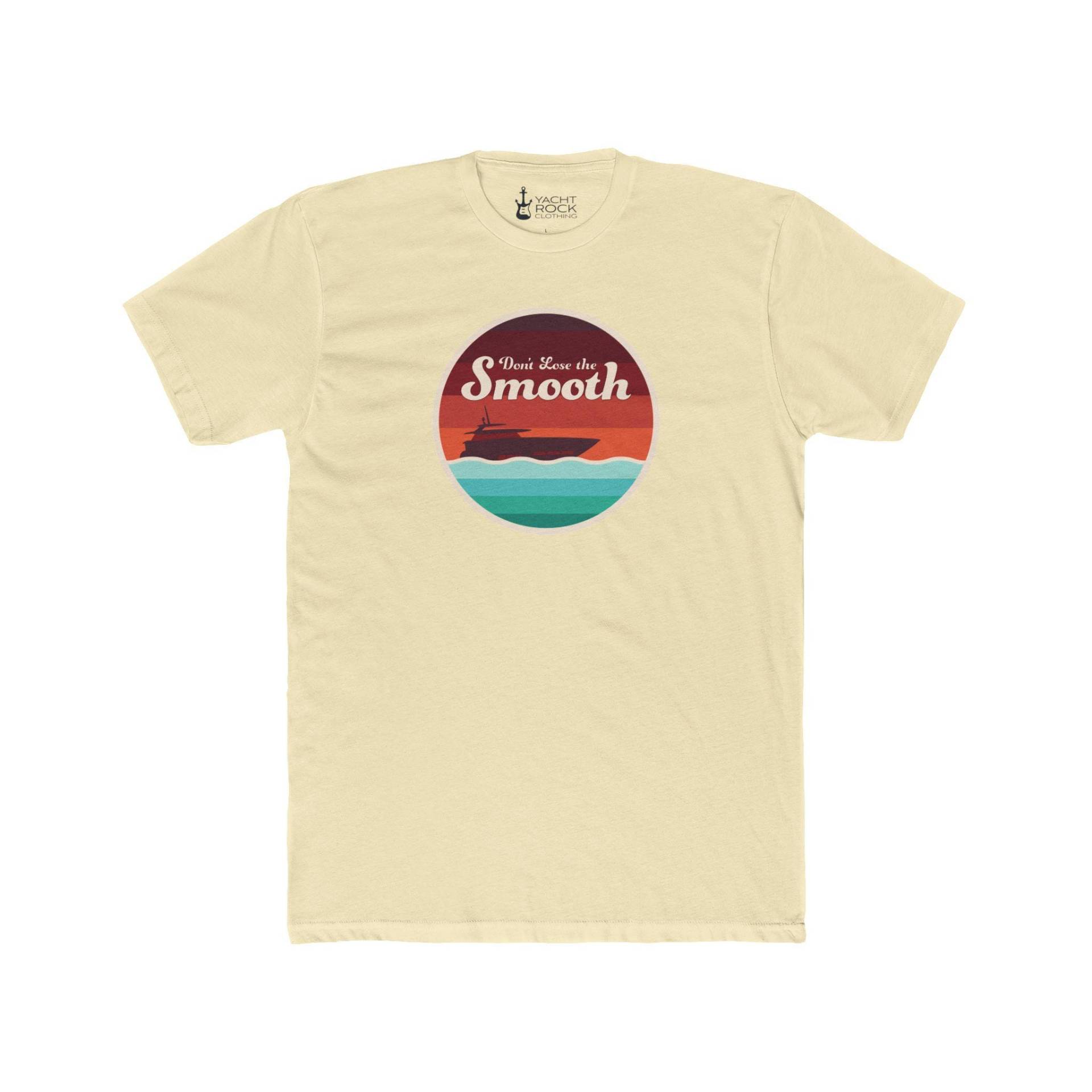 Verliere Nicht Den Geschmeidigen Look - Herren Baumwoll-Crew-T-Shirt von YachtRockClothing