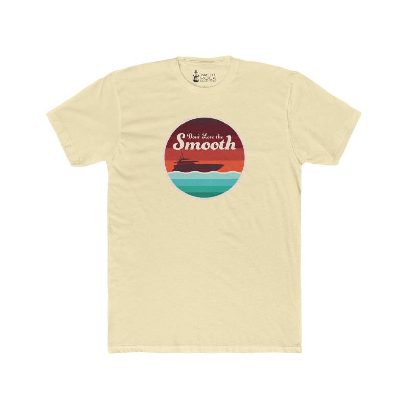 Verliere Nicht Den Geschmeidigen Look - Herren Baumwoll-Crew-T-Shirt von YachtRockClothing