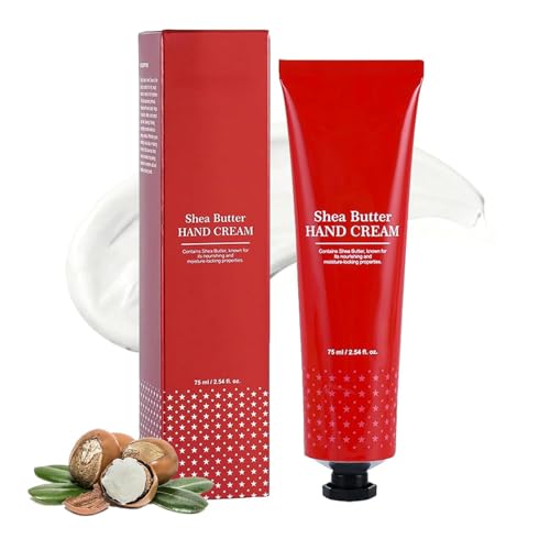Sheabutter -Handcreme, tief feuchtigkeitsspendende und nahrhafte Lotion für trockene rissige Hände, leichte und schnell absorbierende langlebige, nicht fettige Handfeuchtigkeitscreme (1pc) von Yacriso