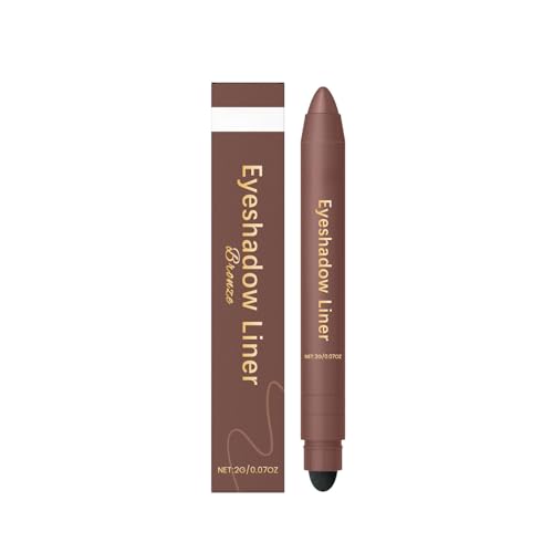 2 in 1 Eyeliner Eyeshadow, 2025 New Waterproof and Smudge-proof Eyeliner Eyeshadow Gel Pen, Highly Pigmented and Smooth, Lightweight and Portable Pocket Size (Bronze) von Yaepoip