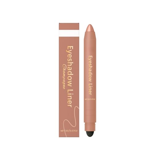 2 in 1 Eyeliner Eyeshadow, 2025 New Waterproof and Smudge-proof Eyeliner Eyeshadow Gel Pen, Highly Pigmented and Smooth, Lightweight and Portable Pocket Size (Champagne) von Yaepoip