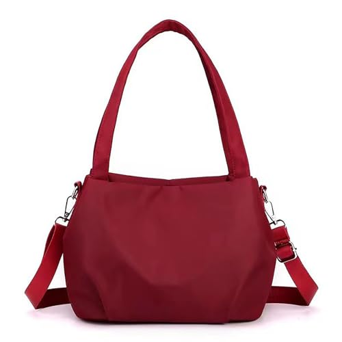 Yaepoip Body Light and Versatile Casual Bag - Nylon Waterproof Shoulder Cross body Bag with Multi-Pockets (Red) von Yaepoip
