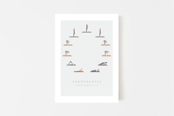 Yagom Poster Sonnengruß Yagom Poster Sonnengruß von Yagom