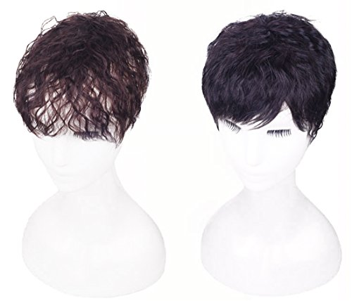 Yair Yangtze Haarverlängerung, gelockt, Echthaar, für Frauen mit weißem oder dünner werdendem Haar, 15,2 cm, Dunkelbraun von Yair Yangtze