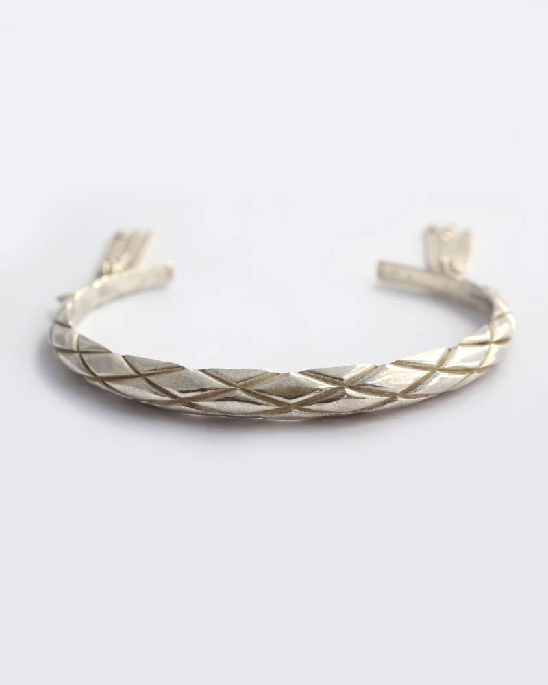 Silber Schlange Armband, Manschette, Schlangenhaut, Drachen Offene Armreif, Goth Schmuck von YajewelryShop