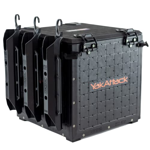 YakAttack BlackPak Pro Angelkiste mit 3 Rutenhaltern, 33 x 33 cm, kompakte Aufbewahrungsbox und Ausrüstungs-Organizer für Kajaks, leicht, langlebig und anpassbar, Schwarz YakAttack BlackPak Pro Angelkiste mit 3 Rutenhaltern, 33 x 33 cm, kompakte Aufbewahrungsbox und Ausrüstungs-Organizer für Kajaks, leicht, langlebig und anpassbar, Schwarz von YakAttack