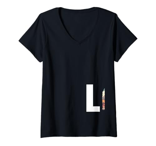 Damen Yaks Yak T-Shirt mit V-Ausschnitt Damen Yaks Yak T-Shirt mit V-Ausschnitt von Yaks Yak Tier Shop