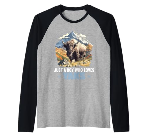 Herren Yaks Yak Raglan Herren Yaks Yak Raglan von Yaks Yak Tier Shop