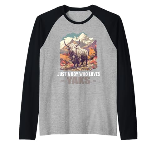 Herren Yaks Yak Raglan Herren Yaks Yak Raglan von Yaks Yak Tier Shop