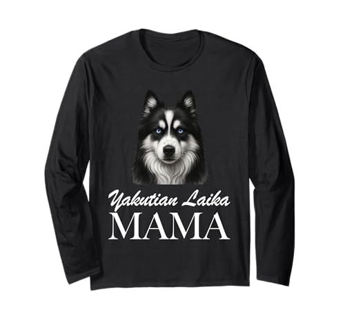 Die jakutische Laika Mama Langarmshirt Die jakutische Laika Mama Langarmshirt von Yakutskaya Laika Mom