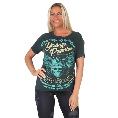 Yakuza Premium Damen T-Shirt GS 3533 dunkelgrün von Yakuza Premium