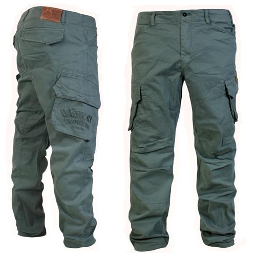 Yakuza Premium Herren Cargo Pants Hose 3752 dunkeloliv XXL von Yakuza Premium