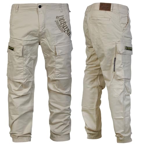 Yakuza Premium Herren Cargo Pants Hose 3854 beige 4XL von Yakuza Premium