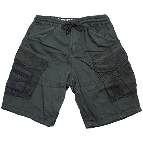 Yakuza Premium Herren Cargo Shorts 3455 dunkelolive Kurze Hose M von Yakuza Premium