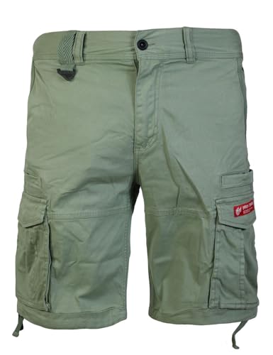 Yakuza Premium Herren Cargo Shorts 3852 Oliv XL von Yakuza Premium