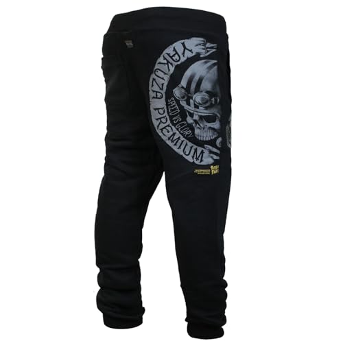 Yakuza Premium Herren Jogginghose 3729 schwarz Sweatpants 3XL von Yakuza Premium