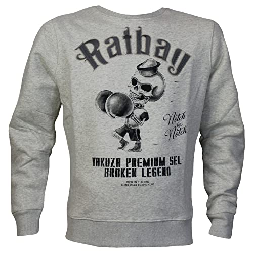 Yakuza Premium Herren Pullover 3424 C hellgrau Sweater XXL von Yakuza Premium