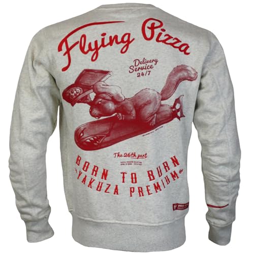 Yakuza Premium Herren Pullover 3821 C grau XL von Yakuza Premium